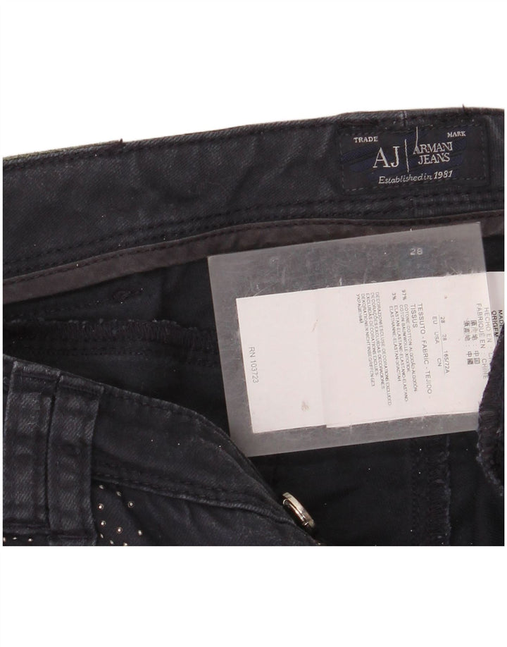 Blugi skinny de dama ARMANI L28 L30 Bumbac bleumarin