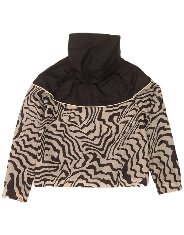 Jachetă de top pentru trening Nike Fete 13-14 Ani XL Negru Animal Print