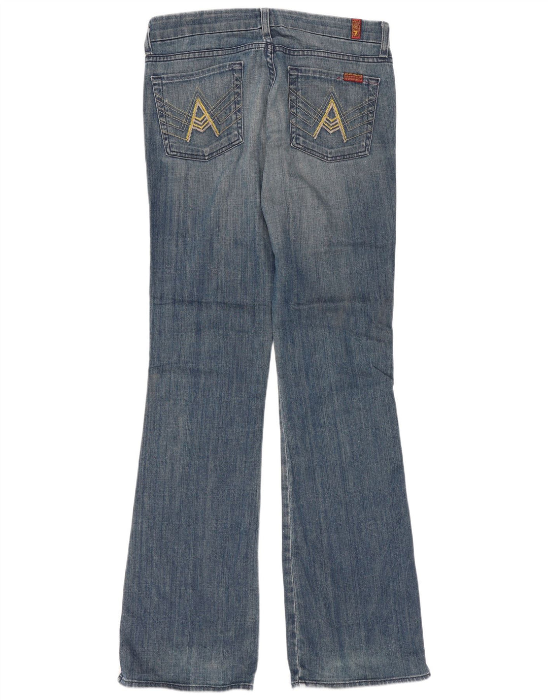 Blugi evazați pentru femei 7 For All Mankind L32 L34 Bumbac albastru