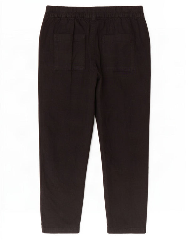 Pantaloni tăiați pentru femei Marks & Spencer UK 12 Medium W28 L24 Negru