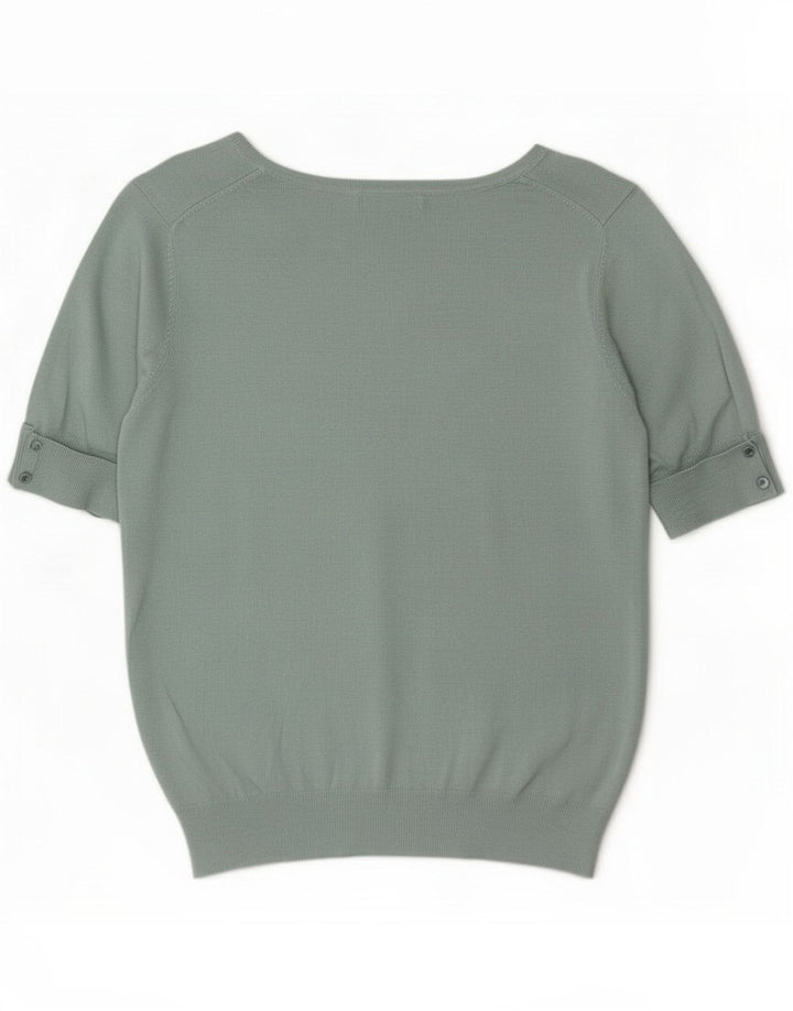 Marks & Spencer Bluză Femei Top UK 16 Large Green Viscose