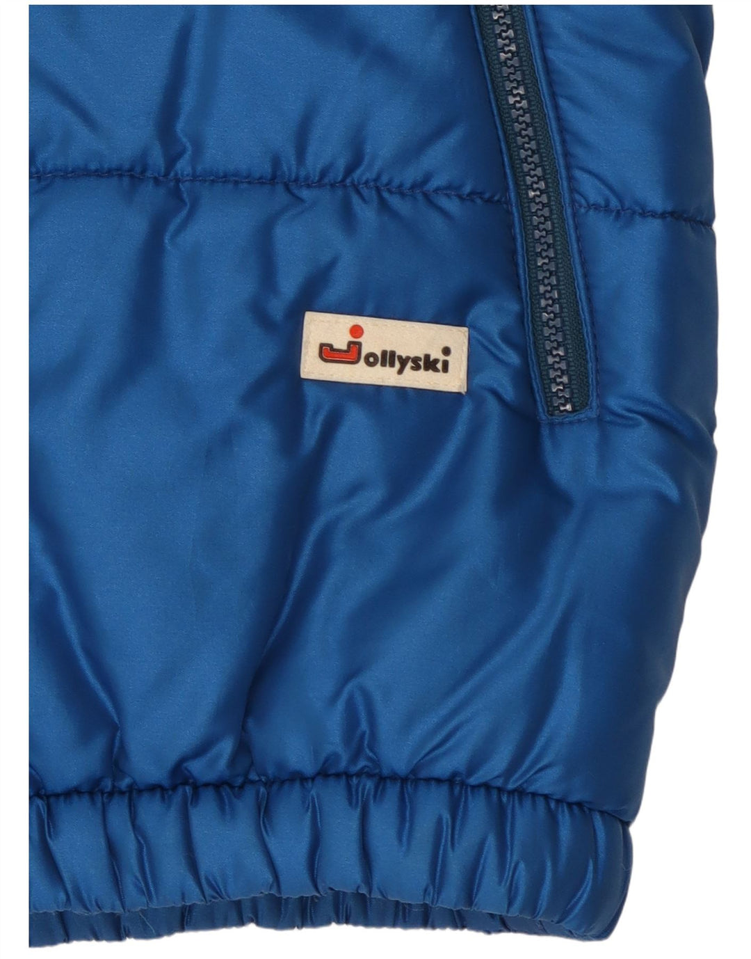 Jachetă de schi vintage pentru bărbați UK 36 Small Colorblock alb