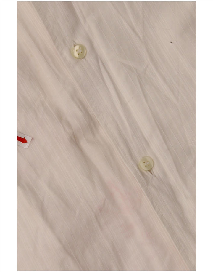 Cămașă pentru bărbați ARMANI JEANS, bumbac alb mediu