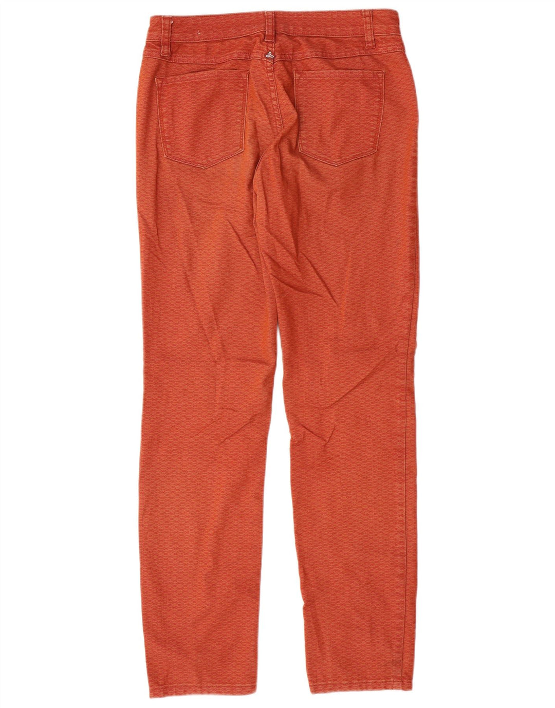 Blugi drepti pentru femei Prana US 4 Small W27 L31 Orange Check Bumbac