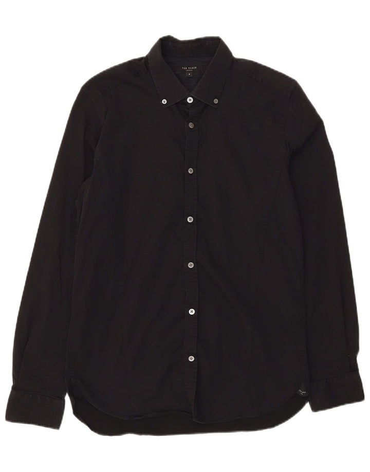Cămașă Bărbați Ted Baker Mărimea 3 Bumbac Negru Mediu