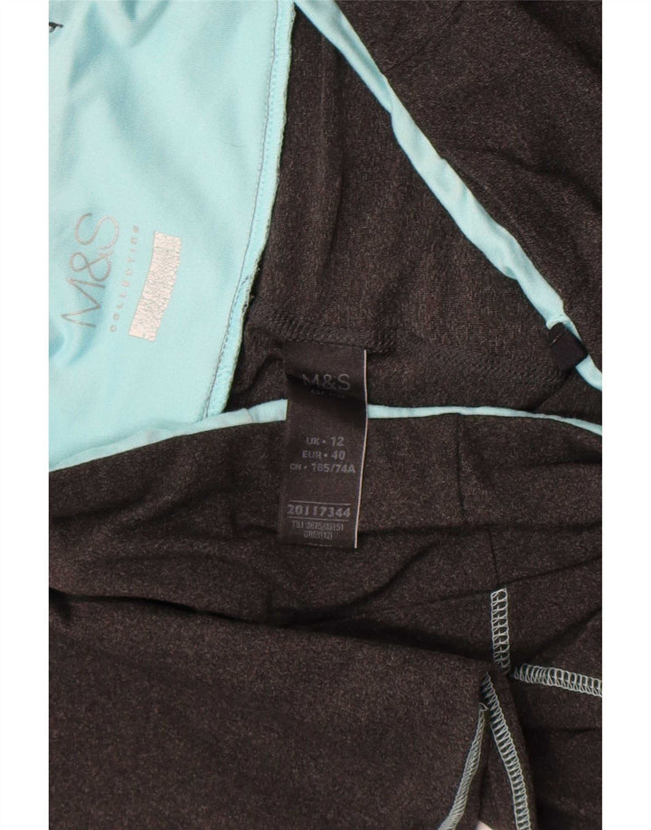 Leggings pentru femei Marks & Spencer UK 12 Gri mediu Poliester color bloc