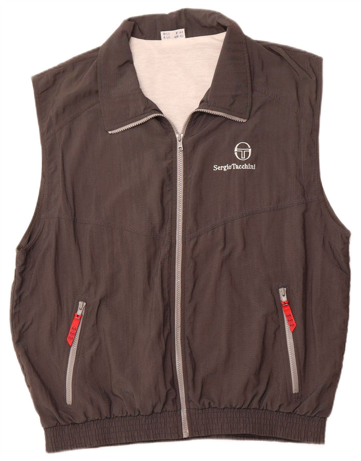 Jachetă de trening pentru bărbați Sergio Tacchini IT 50, mare, gri din poliamidă