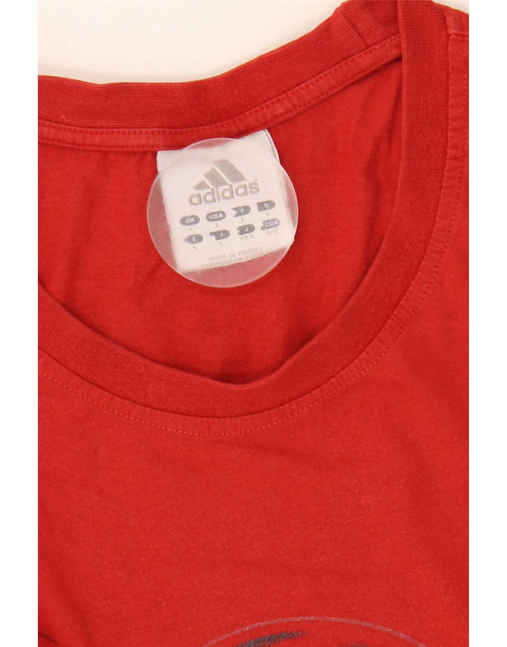 Tricou grafic pentru bărbați Adidas Top mare roșu