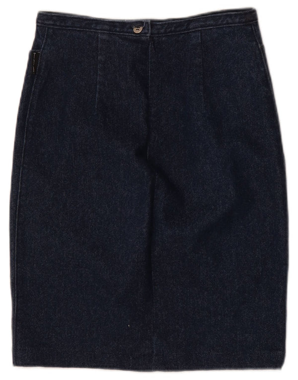 Massimo Rebecchi Womens Denim Skirt IT 40 Small W26  Navy Blue Cotton