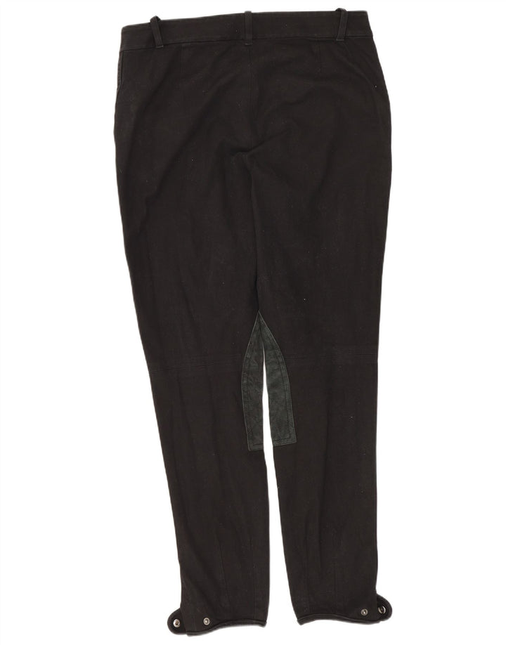 Pantaloni de călărie subțiri pentru femei Ralph Lauren US 8 Medium W30 L28 Bumbac negru
