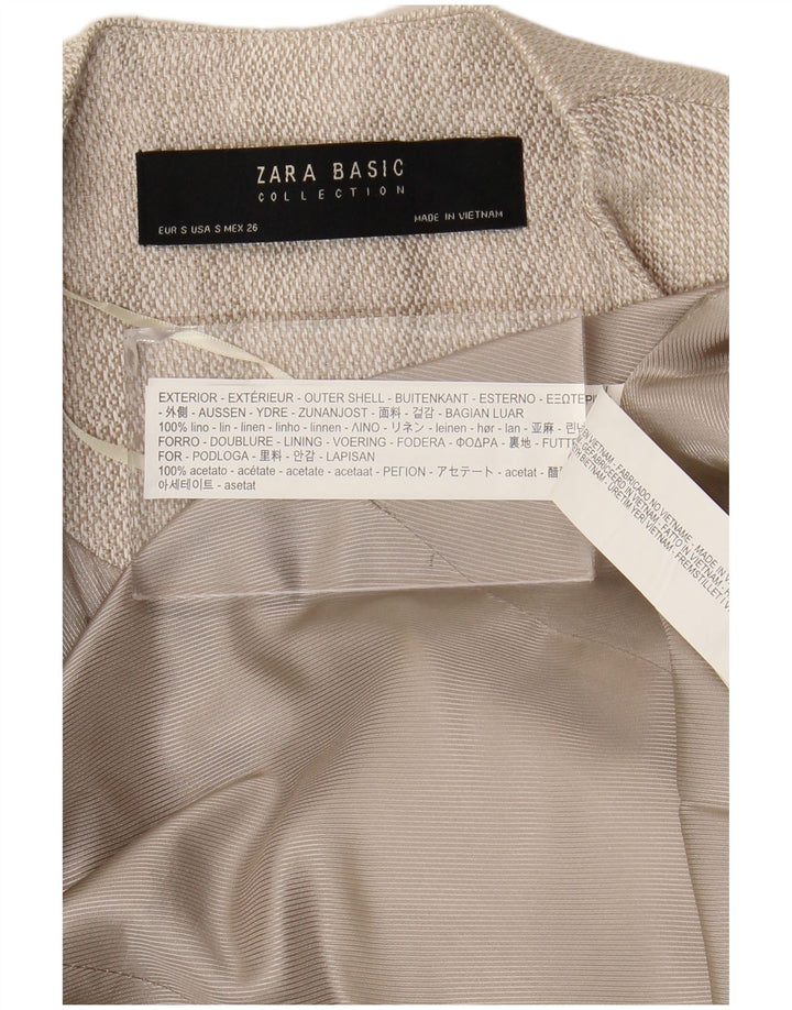 Pardesiu deschis pentru femei Zara UK 10 Mic Bej In