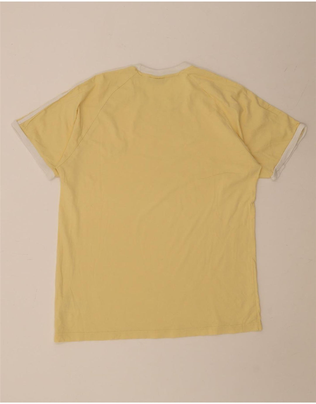 Tricou pentru bărbați Adidas Top mare din bumbac galben