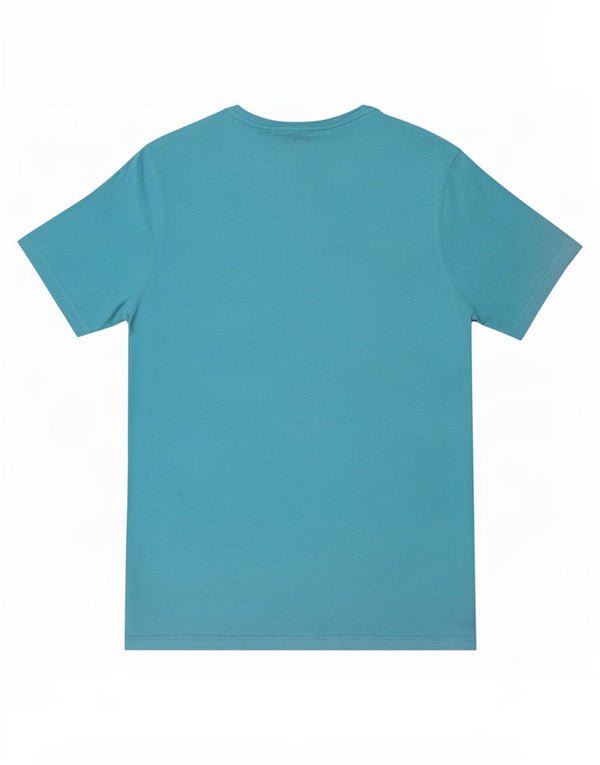 Jack & Jones Mens Graphic T-Shirt Top Large Blue Cotton