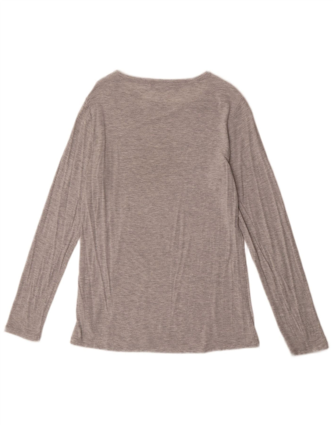 Marks & Spencer Top pentru femei cu mânecă lungă UK 14 Medium Gri Modal