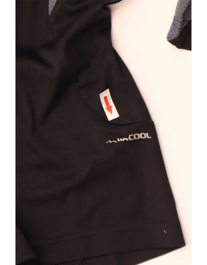 Tricou pentru bărbați Adidas Top Mediu Negru Colorblock Poliester Sport