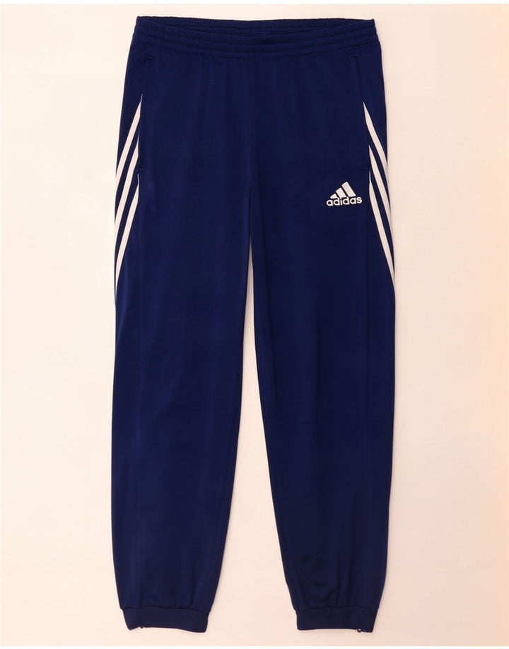 Pantaloni de trening pentru bărbați Adidas Pantaloni de jogging mari, bleumarin, poliester