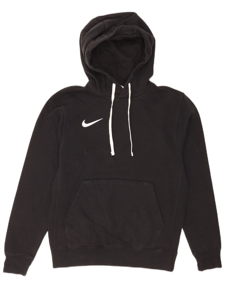 Pulover Nike pentru bărbați, cu formă obișnuită, cu glugă, mic, negru