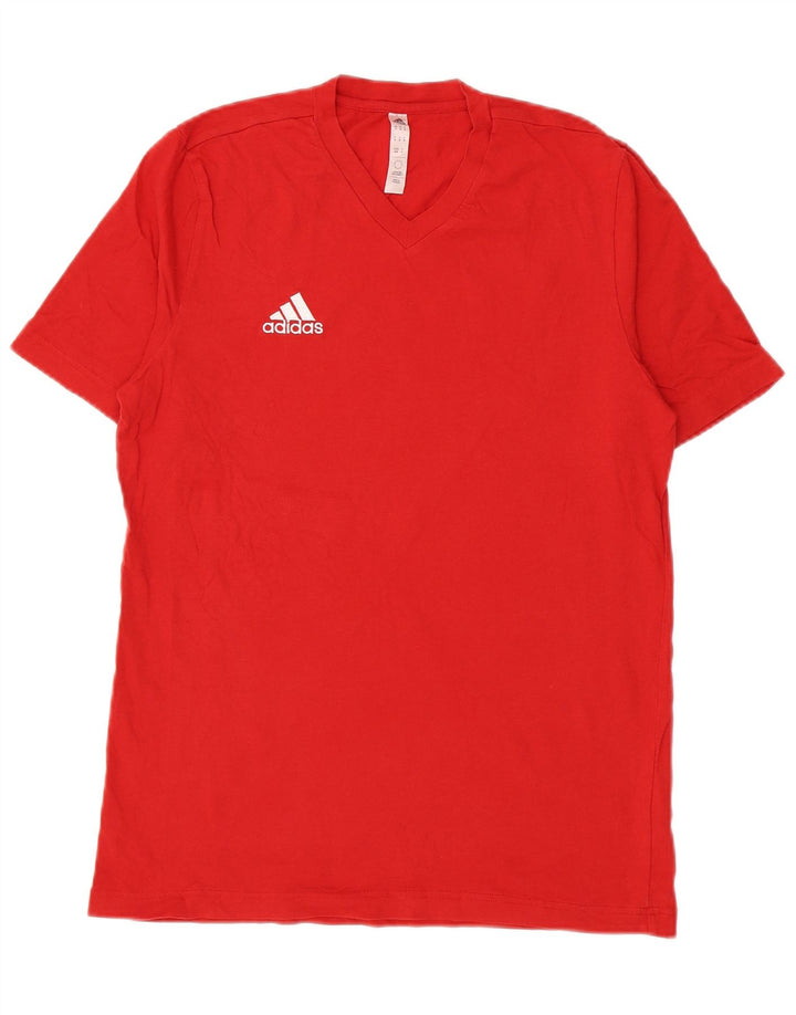 Tricou pentru bărbați Adidas Top Medium Red Bumbac
