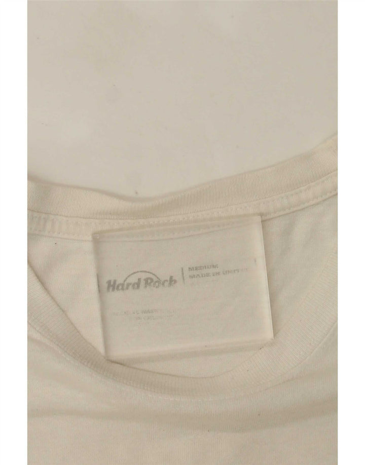 Tricou grafic Vienna pentru bărbați Hard Rock Cafe Top Mediu Alb