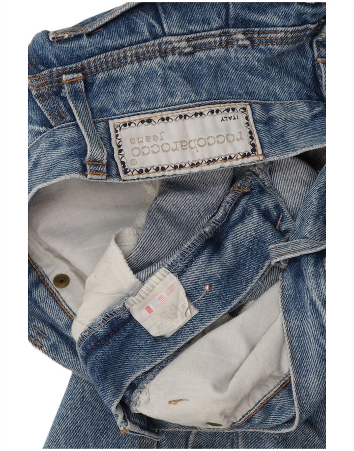 ROCCOBAROCCO Blugi Tapered Femei W32 L27 Bumbac Albastru