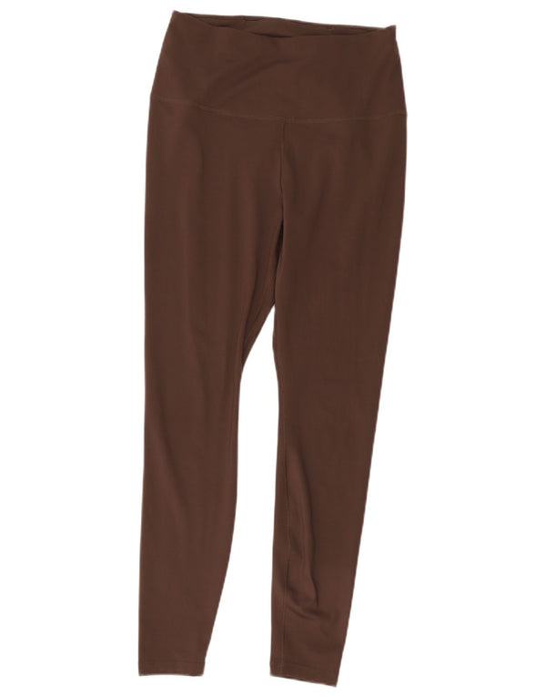Leggings Nike Dri Fit pentru femei UK 12 Poliester maro mediu