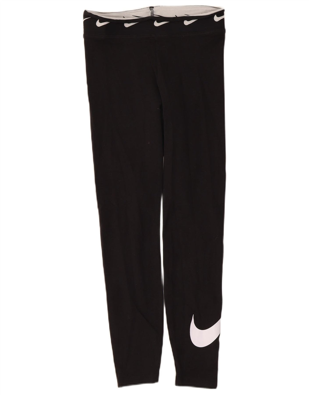 Leggings grafic Nike pentru femei UK 10 mic bumbac negru