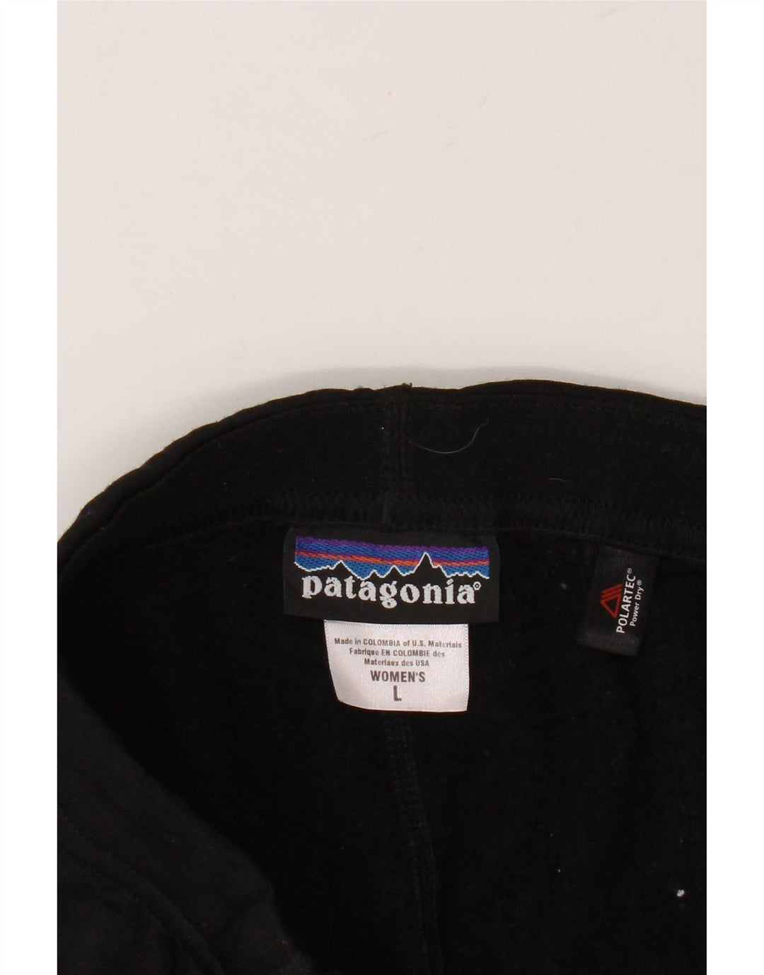 Leggings Patagonia Polartec pentru femei UK 16 Poliester negru mare