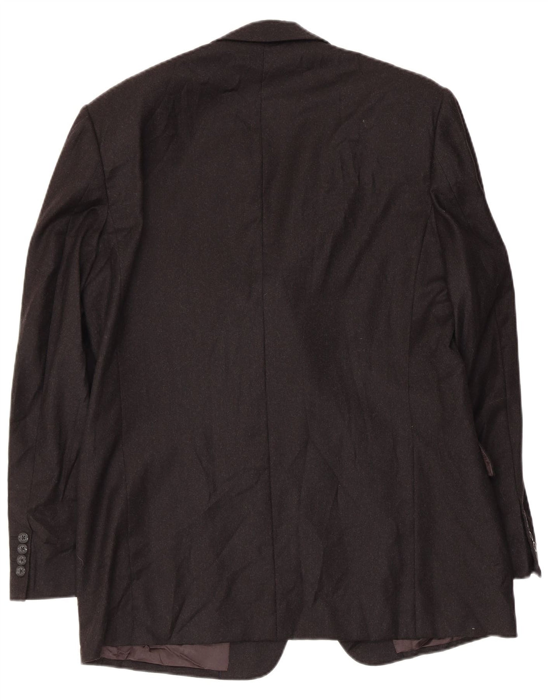 Jachetă Burberrys pentru bărbați cu 3 nasturi IT 52 Lână mare neagră