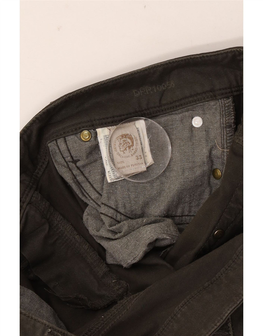 Jeans Bootcut pentru femei Diesel W33 L30 Bumbac kaki