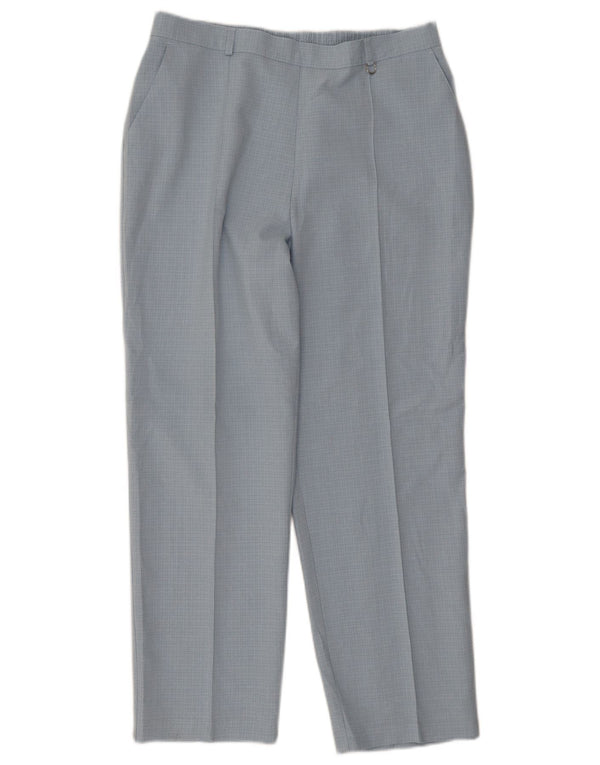 Pantaloni chino pentru femei Marks & Spencer UK 16 Large W32 L26 Blue Check