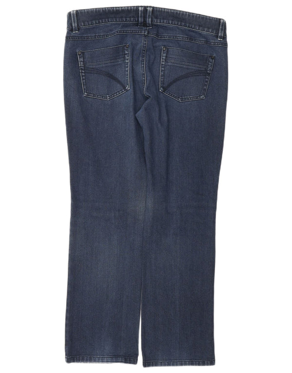 Marks & Spencer Blugi drepti autograf pentru femei UK 14 Large W34 L28 Blue