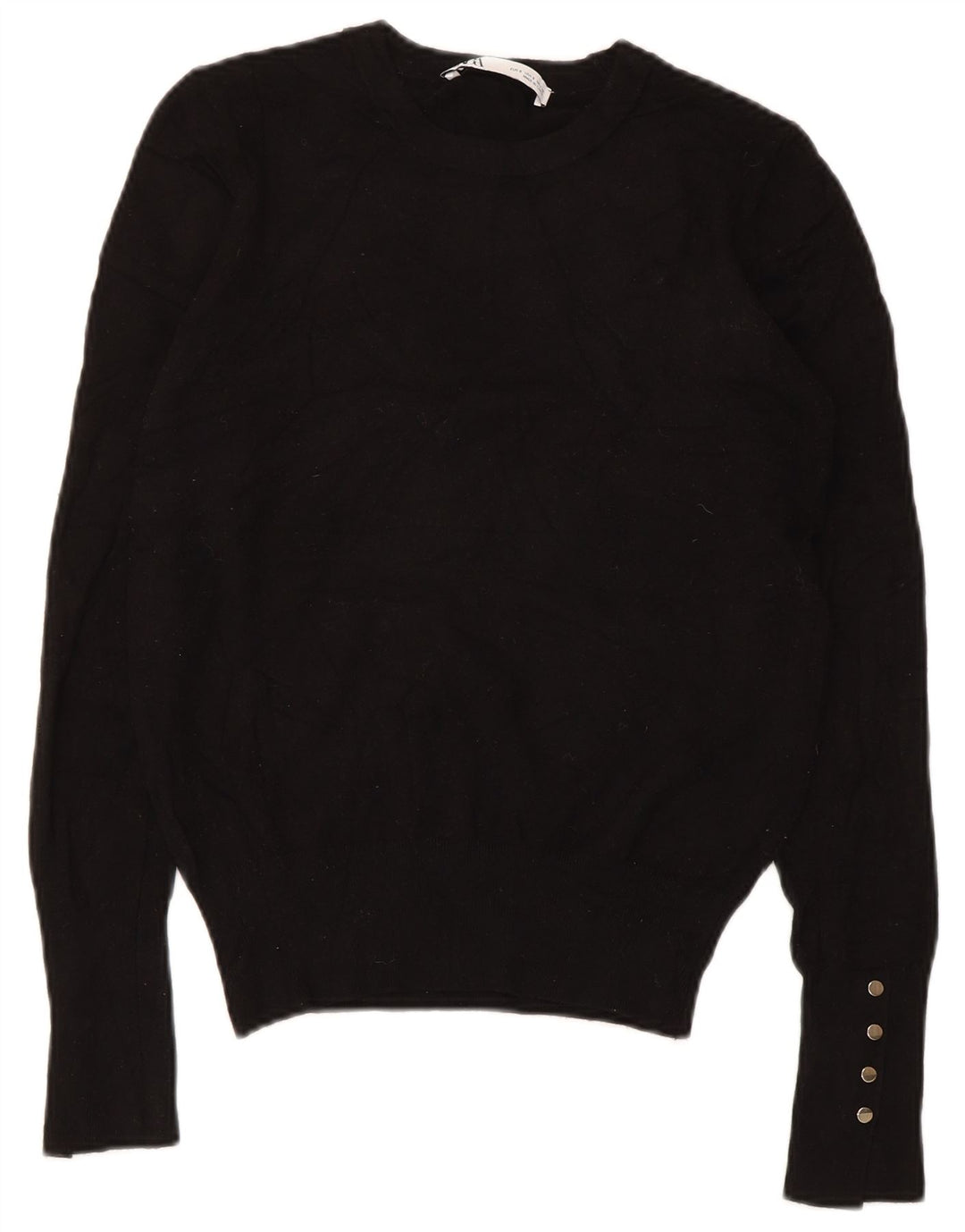 Pulover pentru damă Zara, cu gât turnut, UK 10 Mic Negru