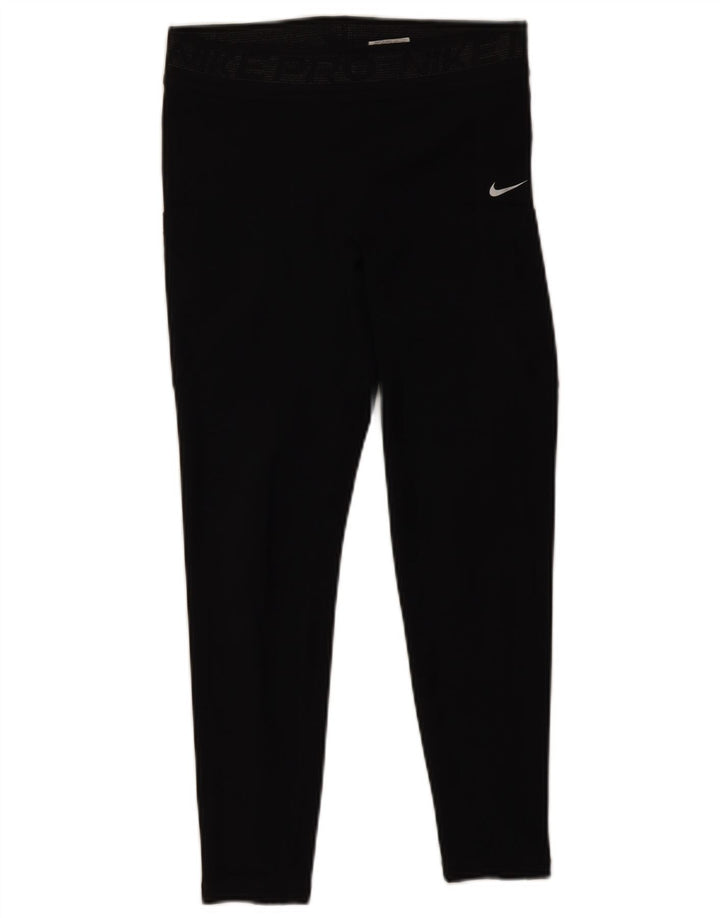 Leggings crop pentru femei Nike UK 14 Poliester mediu negru