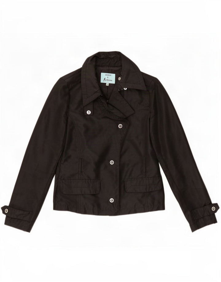 Jachetă bomber cu 4 nasturi pentru femei Guess By Marciano IT 44 Medium Black