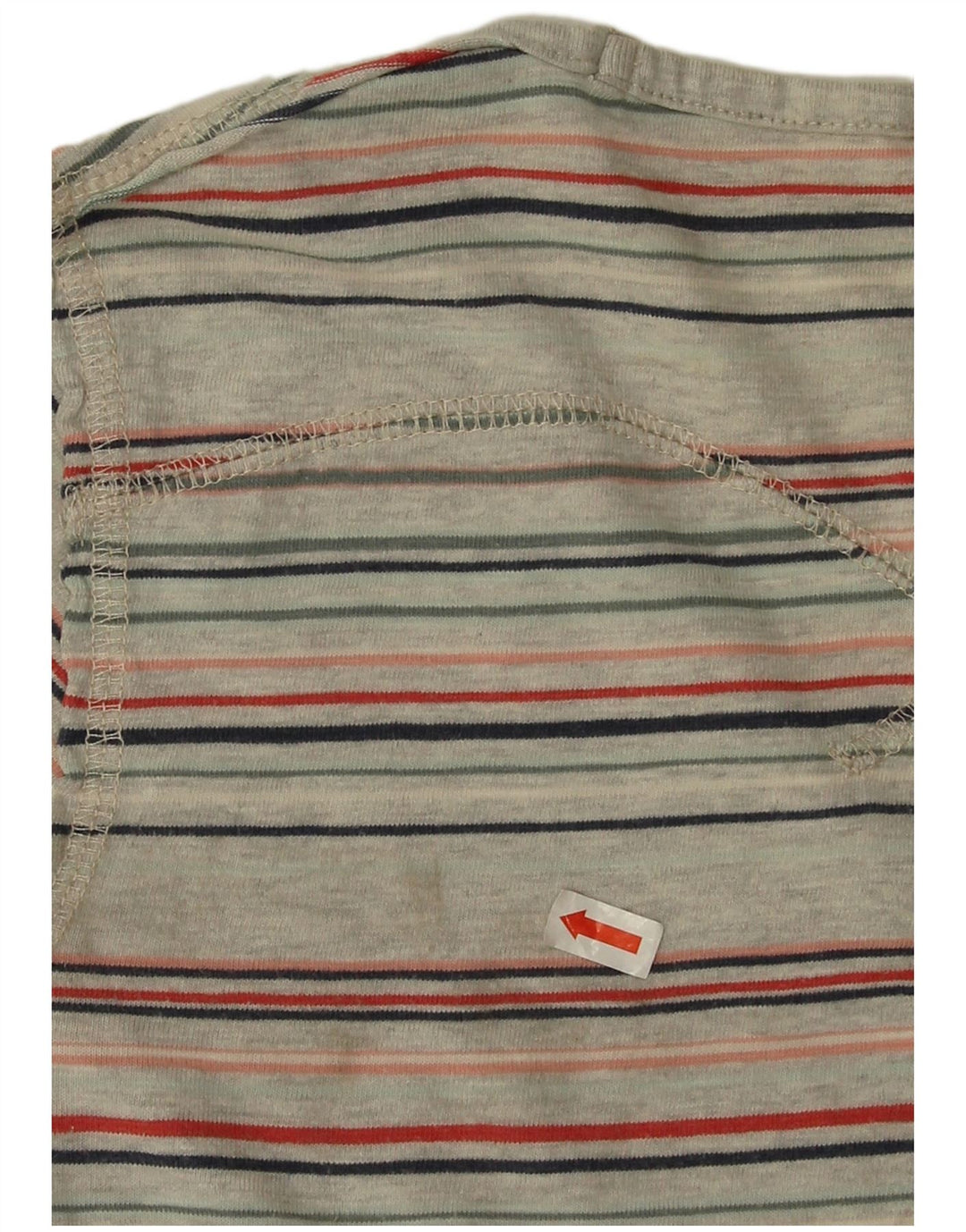 Top femei Levi's cu mânecă lungă UK 10 mic, multicolore, cu dungi