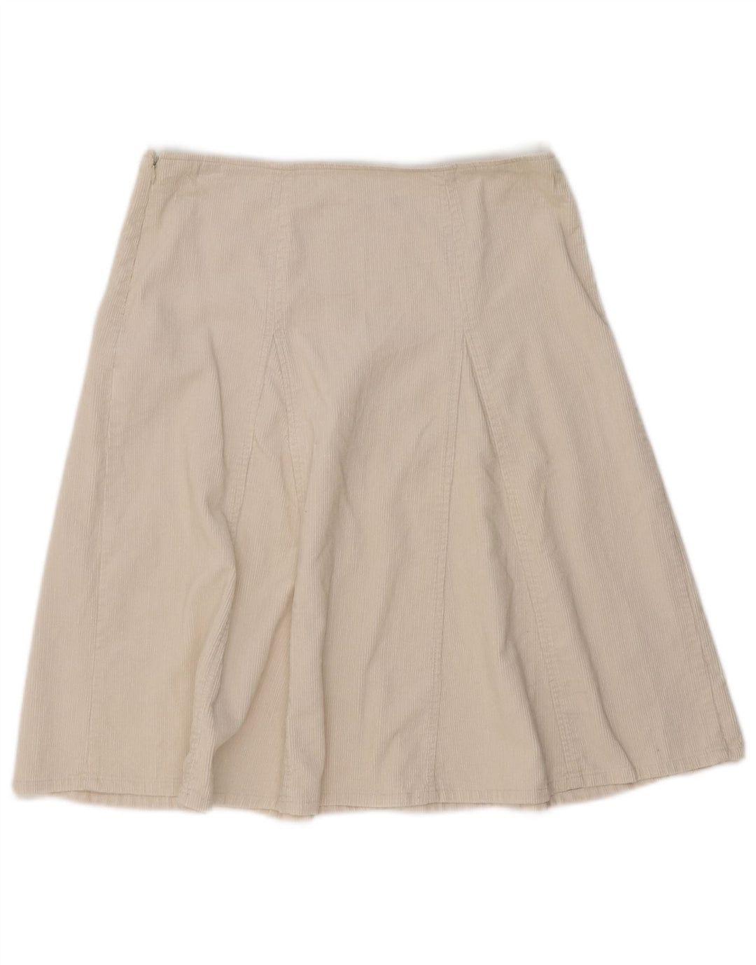 Fustă Zara femeie din velur mediu W32 alb