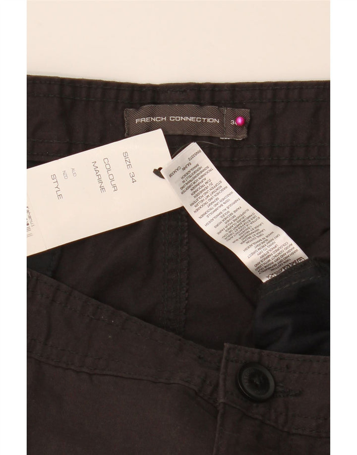 Pantaloni cargo drepti pentru bărbați French Connection L34 L33 bumbac gri