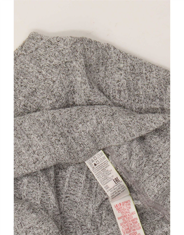 Pulover pentru femei Marks & Spencer cu decolteu rotund UK 10 mic, gri, pete