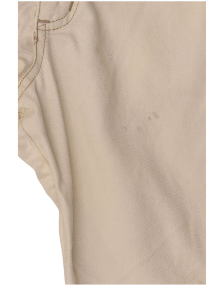 Pantaloni scurti cargo vintage pentru bărbați W38 XL, bumbac alb
