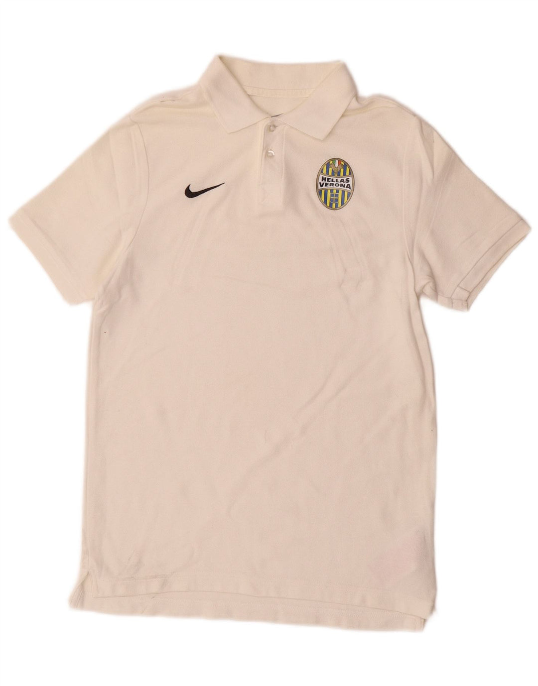 Tricou polo Nike pentru băieți 12-13 ani, mare, alb, bumbac
