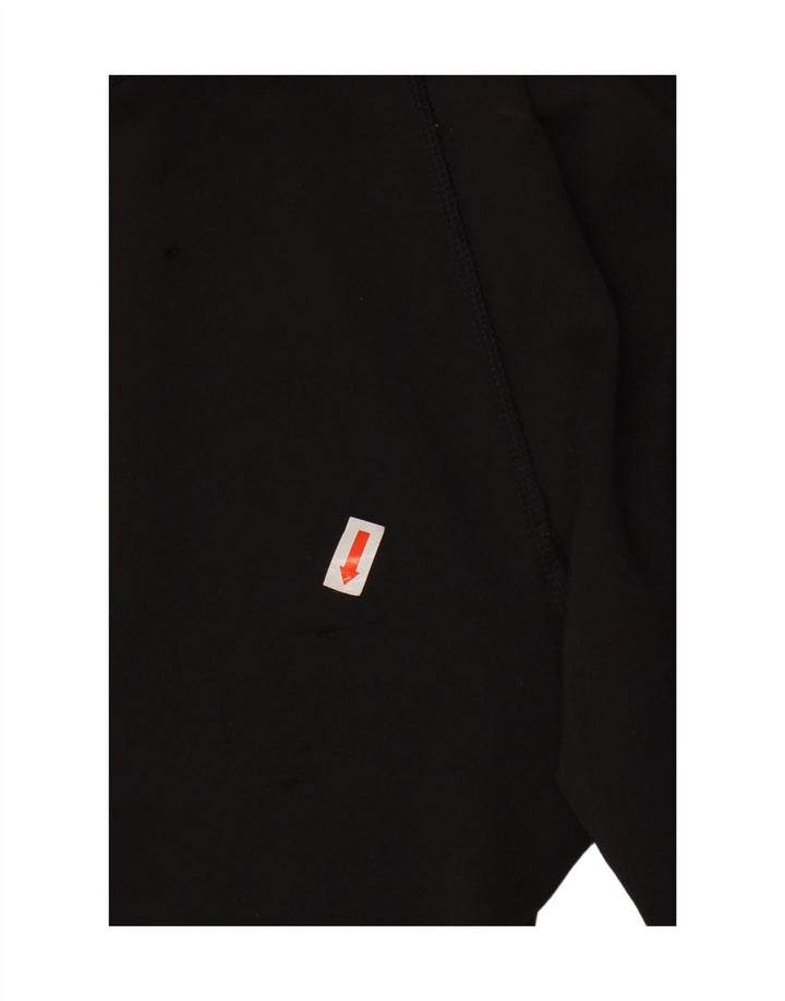 NIKE Womens Dri Fit Leggings UK 8 Small  Black Colourblock Polyester