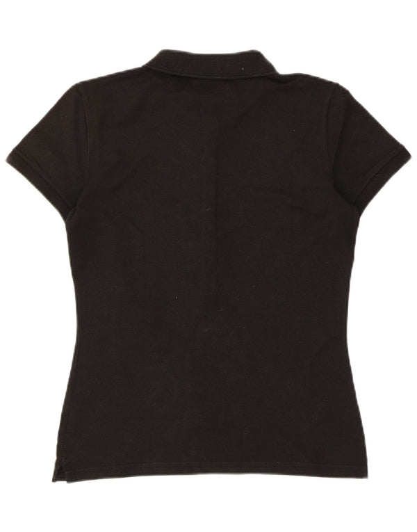 Tricou polo Lacoste pentru femei Mărimea 38 bumbac negru mediu