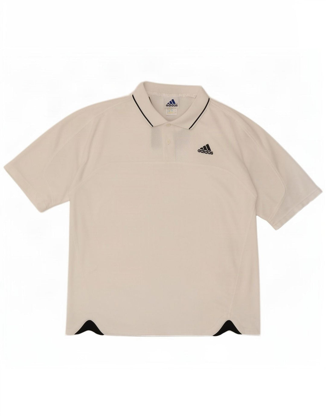 Tricou polo Adidas pentru bărbați Marea Britanie 44/46 Poliester alb mare