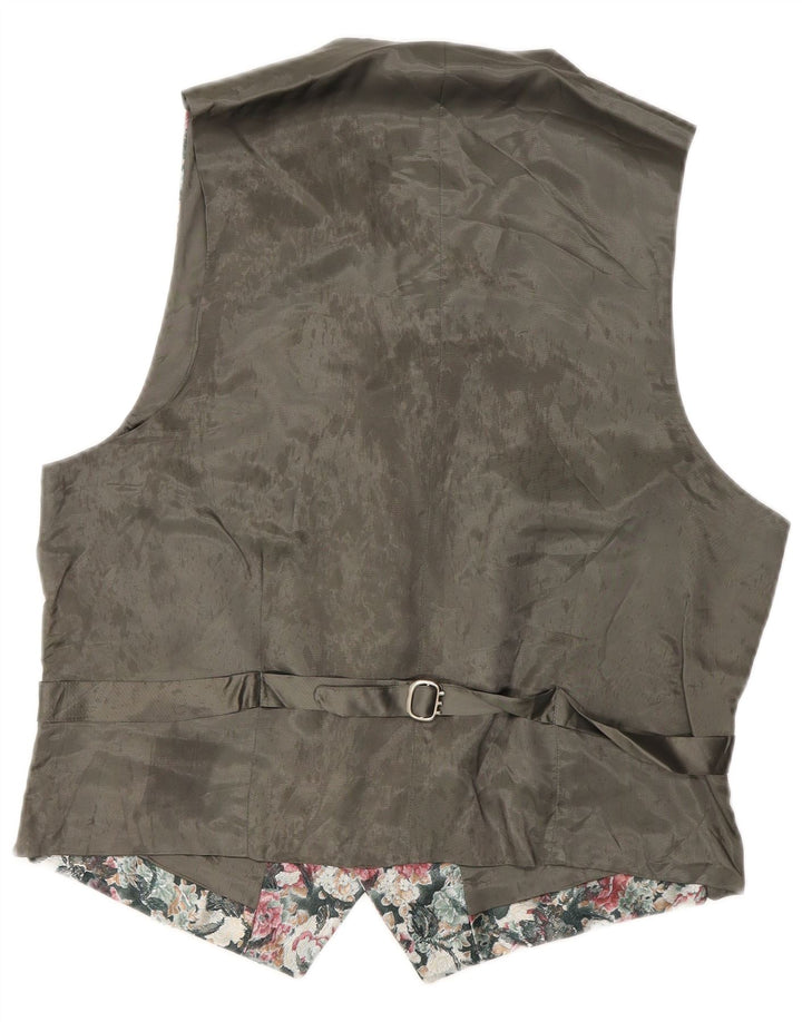 Vestă Vintage Bărbați IT 46 Mic Multicolor Floral