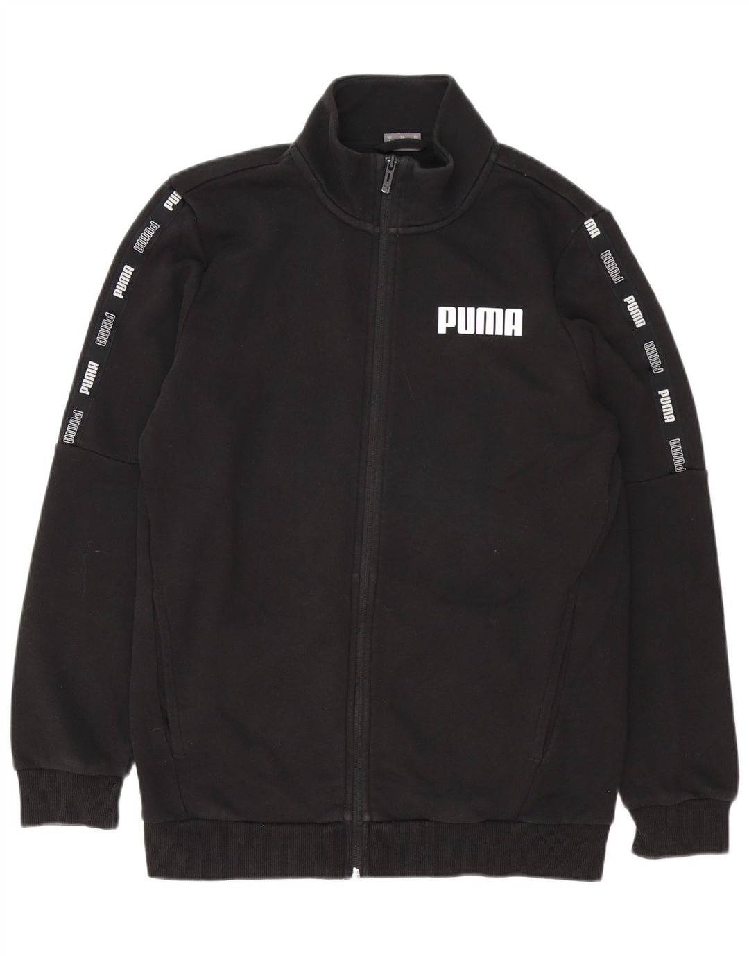 Jachetă de trening grafică PUMA pentru bărbați, mică, neagră