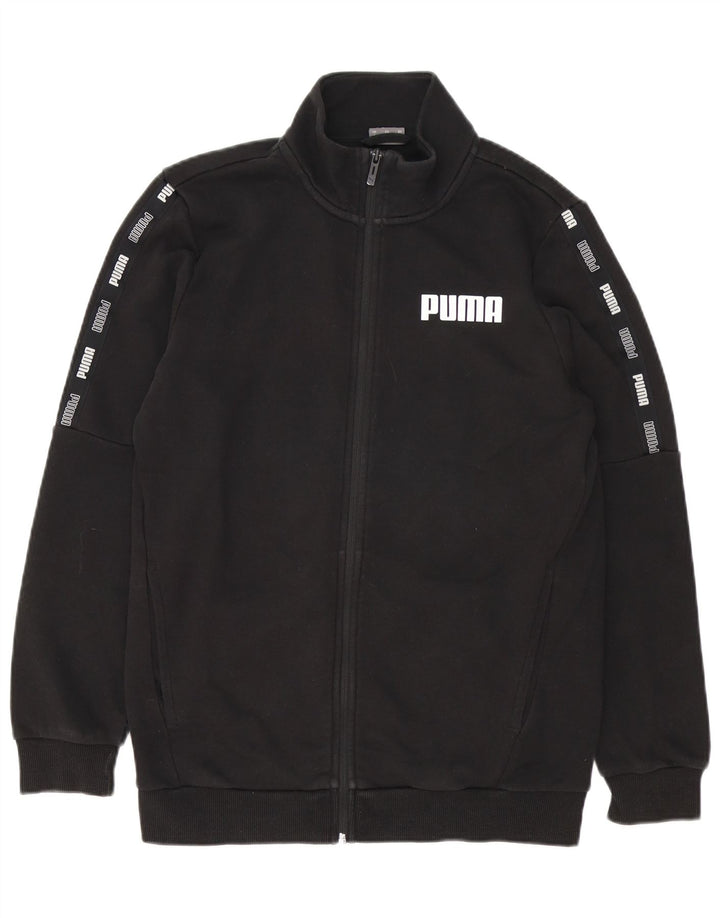 Jachetă de trening grafică PUMA pentru bărbați, mică, neagră