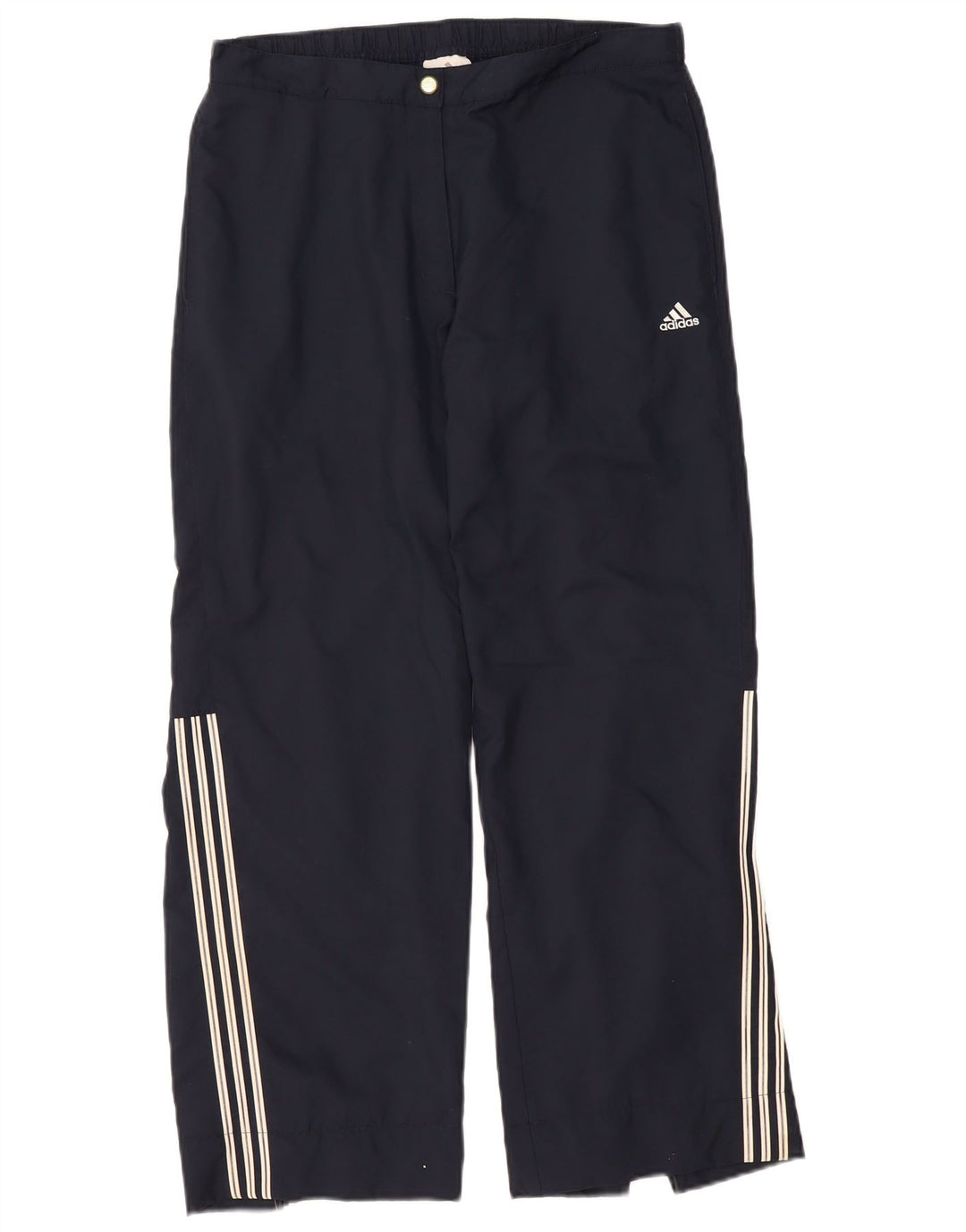 Pantaloni de trening ADIDAS pentru femei UK 16 Poliester mari bleumarin