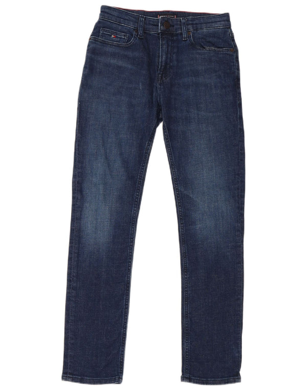 Blugi slim pentru băieți Tommy Hilfiger 11-12 ani W24 L26 albastru bumbac