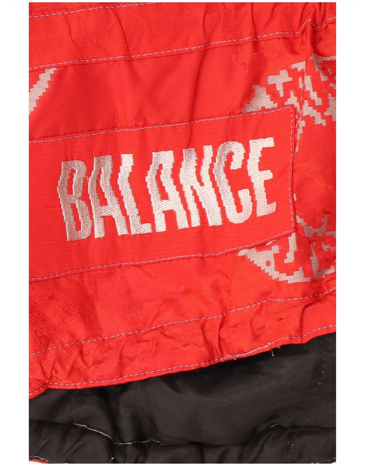 Gilet grafic pentru bărbați VINTAGE UK 40 Poliamidă roșie mare