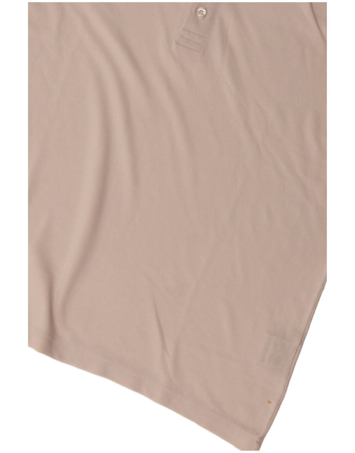 Cămașă polo pentru bărbați Kappa, bumbac alb mediu